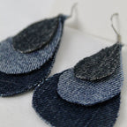 Pendientes vaqueros