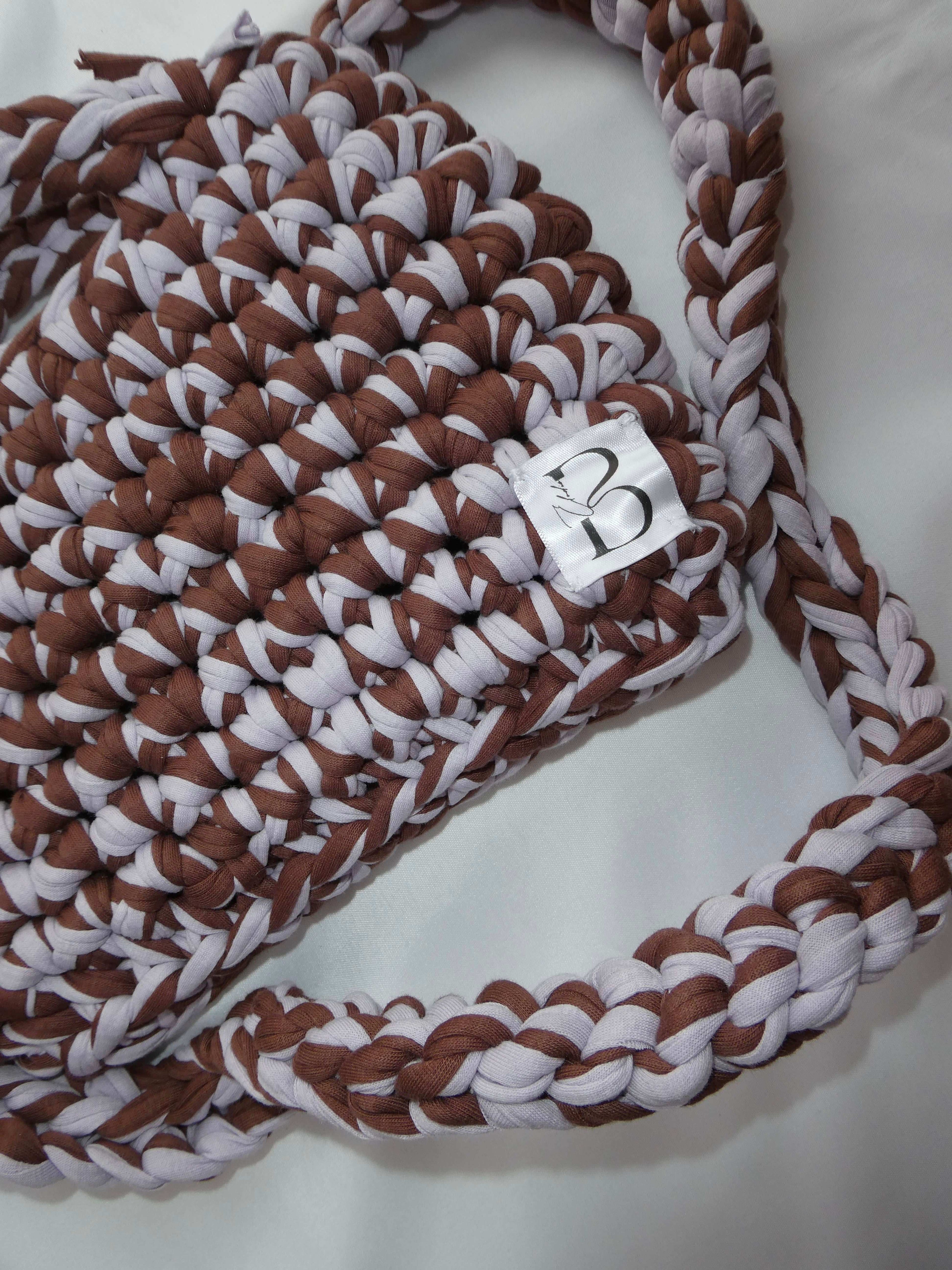 Sac crochet à bandoulière