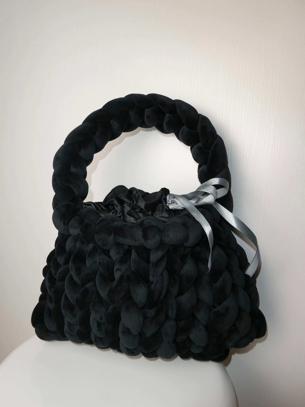 Sac Tressé velours