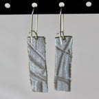 Denim earrings