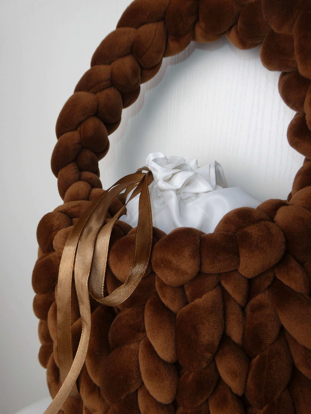Sac Tressé velours