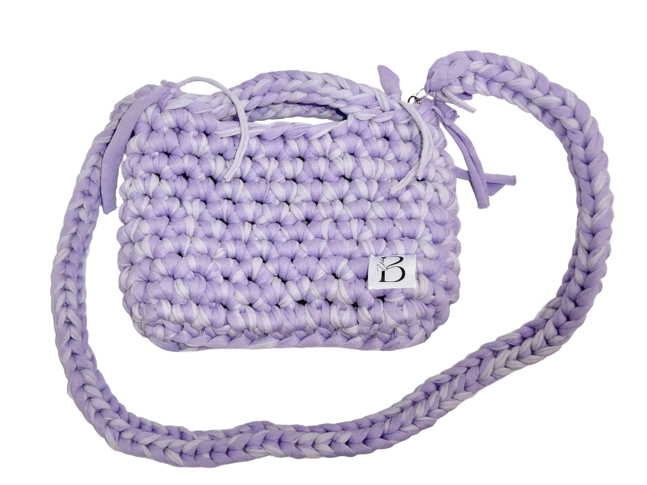 Bolso de hombro de crochet