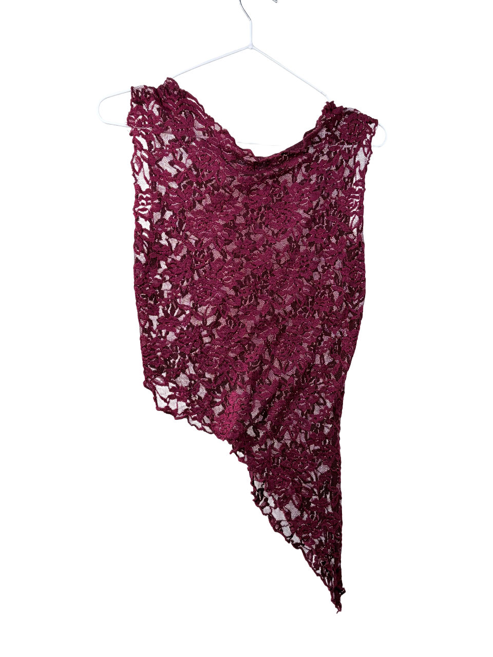 Top asymétrique Lace (Précommande)