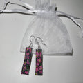 Denim earrings