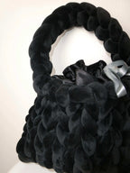 Sac Tressé velours